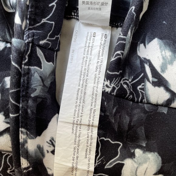 Balance Collection Sz XS Floral High Waist Leggings - Picture 5 of 6